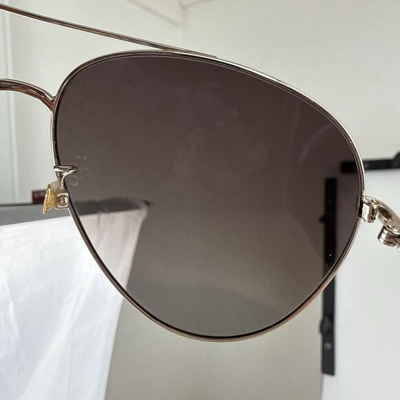 Kate Spade Sunglasses mod. Carolane F/S 3YGHA Gold Aviator Shades Oversized main image 15
